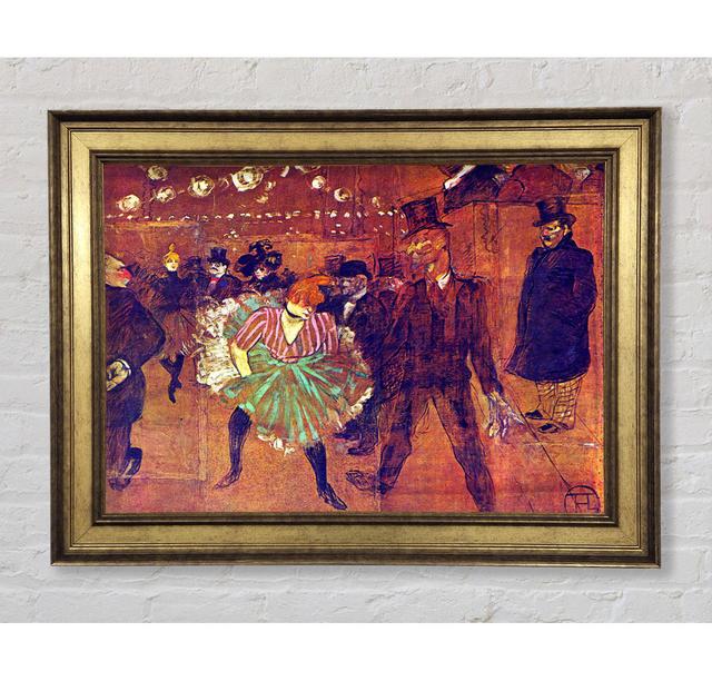 Toulouse Lautrec Ball im Moulin-Rouge - Druck BohoLiving Größe: 84,1 cm H x 142,2 cm B x 8 cm T on Productcaster.