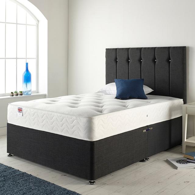 Cooling Deep Padded Pocket Sprung Mattress Wayfair Sleep Size: Small Single (2'6) on Productcaster.