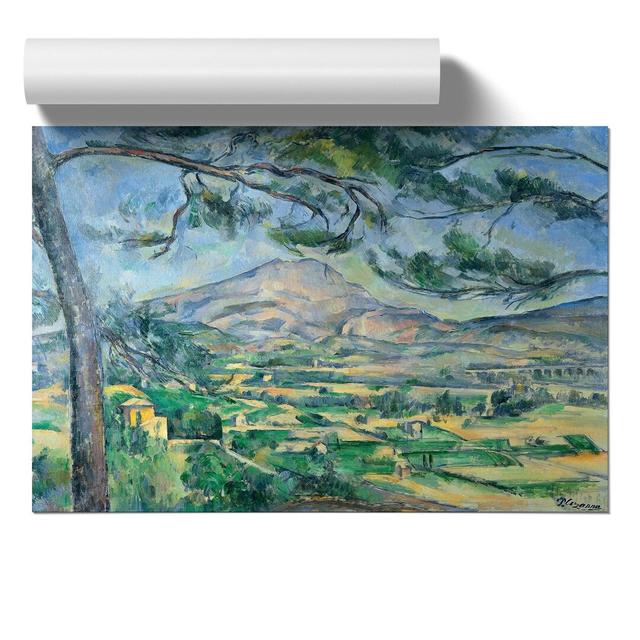 Mont Sainte-Victoire Vol.9 by Paul Cezanne - Unframed Painting East Urban Home Size: 42cm H x 59cm W x 0.1cm D on Productcaster.