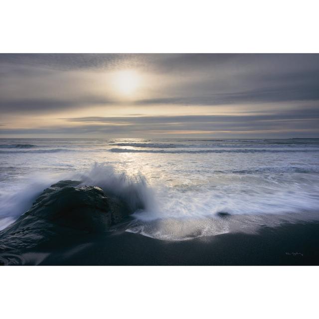 Tides and Waves Sunset III by Alan Majchrowicz Wrapped Canvas Painting Print Highland Dunes Size: 30cm H x 46cm W x 3.8cm D on Productcaster.