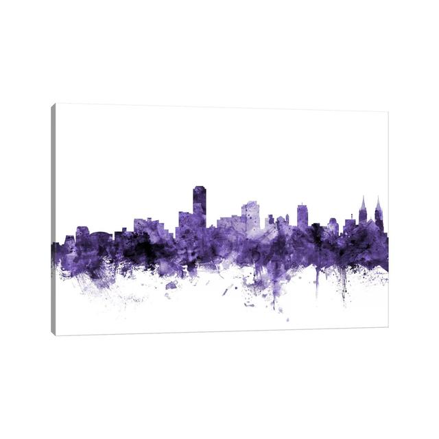 Adelaide, Australia Skyline by Michael Tompsett - Wrapped Canvas Gallery-Wrapped Canvas Giclée Latitude Run Size: 101.6cm H x 152.4cm W x 3.81cm D on Productcaster.