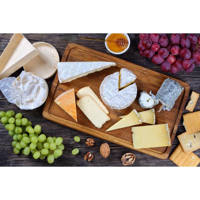 Authentic French Cheeses by From_My_Point_Of_View - Wrapped Canvas Photograph 17 Stories Size: 61cm H x 91cm W on Productcaster.