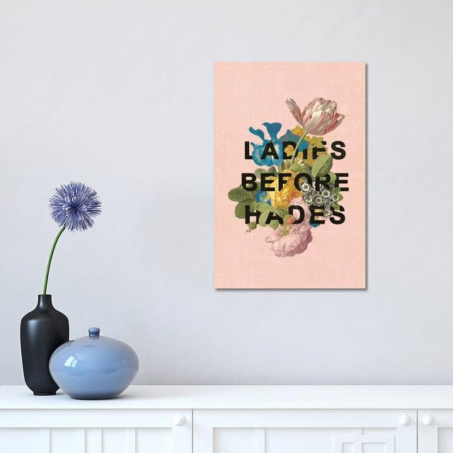 Ladies Before Hades by Heather Landis - Graphic Art Print on Canvas 17 Stories Size: 45.72cm H x 30.48cm W x 1.91cm D, Format: Wrapped Canvas on Productcaster.