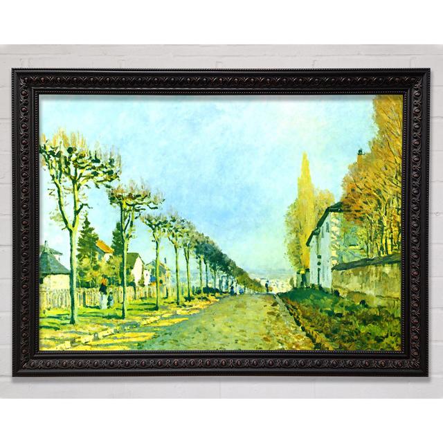 Sisley Street In Louveciennes Framed Print Bright Star Size: 59.7cm H x 84.1cm W x 3cm D on Productcaster.