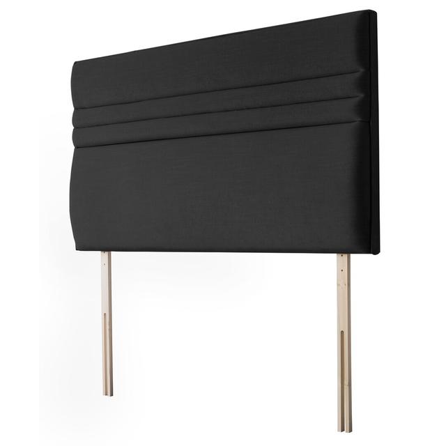 Roma Upholstered Headboard Silentnight Colour: Ebony, Size: Super King (6') on Productcaster.