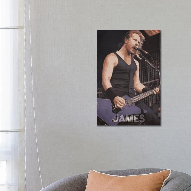 James by Durro Art - Wrapped Canvas Gallery-Wrapped Canvas Giclée ClassicLiving Size: 66.04cm H x 45.72cm W x 1.905cm D on Productcaster.