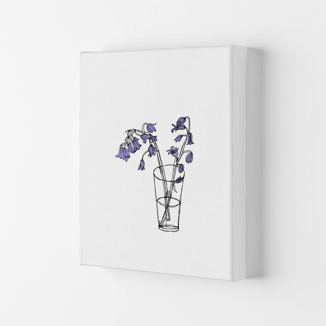 Bluebells Lilac by Carissa Tanton - Wrapped Canvas Drawing Print Ophelia & Co. Size: 59.4cm H x 42cm W x 4cm D on Productcaster.