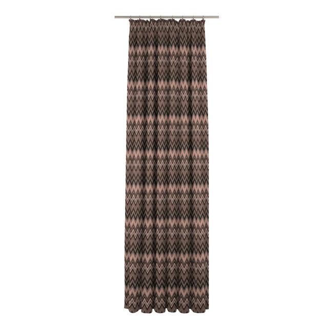 Kurtus Pencil Pleat Room Darkening Single Curtain Ebern Designs Colour: Brown/Black/Grey, Panel Size: 132 W x 245 D cm on Productcaster.