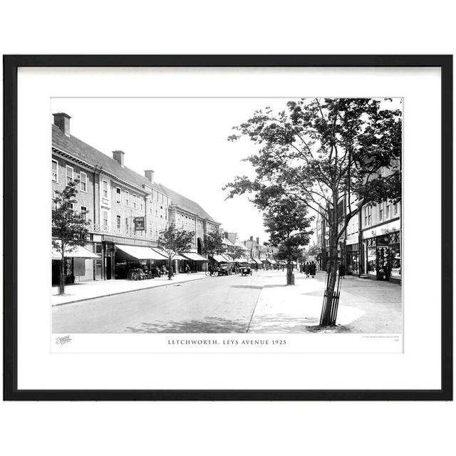 'Letchworth, Leys Avenue 1925' by Francis Frith - Picture Frame Photograph Print on Paper The Francis Frith Collection Size: 28cm H x 36cm W x 2.3cm D on Productcaster.