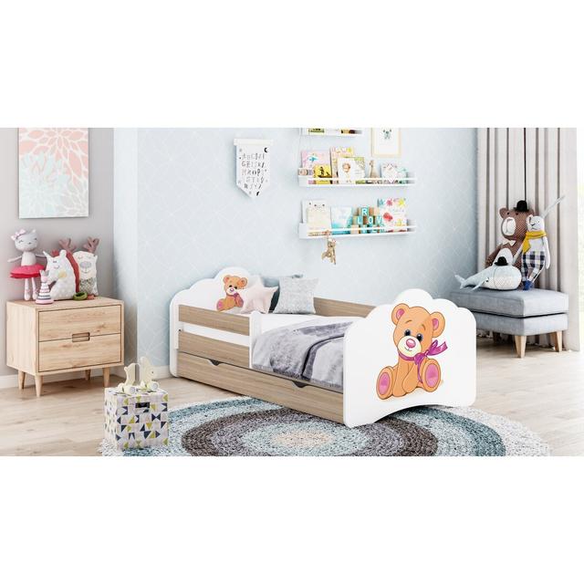 Wrobel European Toddler Bed Frame Zoomie Kids Colour (Bed Frame): Sonoma Oak on Productcaster.