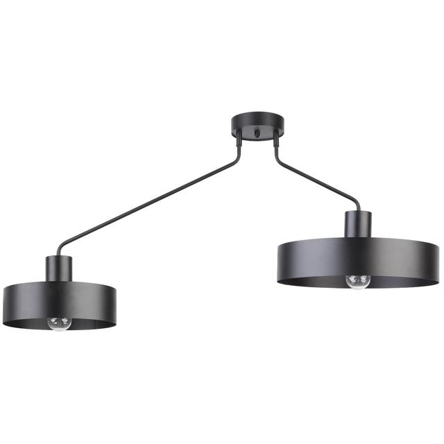 Chicky Semi Flush Mount Ebern Designs Fixture Finish: Black on Productcaster.