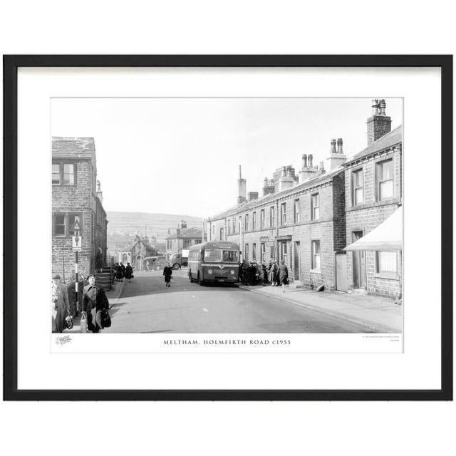 'Meltham, Holmfirth Road C1955' - Picture Frame Photograph Print on Paper The Francis Frith Collection Size: 28cm H x 36cm W x 2.3cm D on Productcaster.