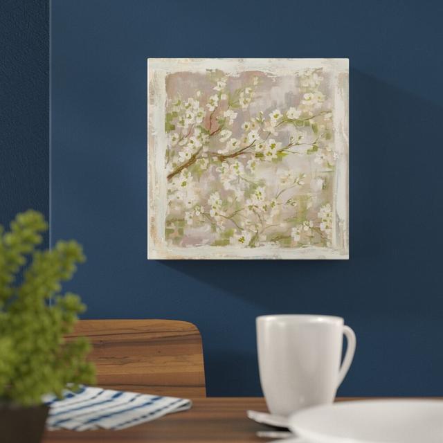 Asian Cherry Blossom by Tre Sorelle Studios - Wrapped Canvas Graphic Art Print East Urban Home Size: 60.96cm H x 60.96cm W on Productcaster.