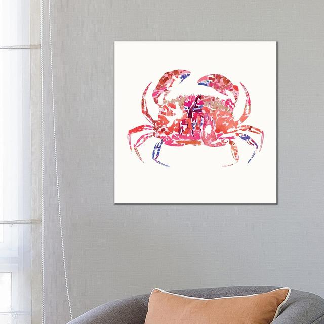 My Crab II by Surma & Guillen - Gallery-Wrapped Canvas Giclée on Canvas Beachcrest Home Size: 66.04cm H x 66.04cm W, Format: Wrapped Canvas on Productcaster.