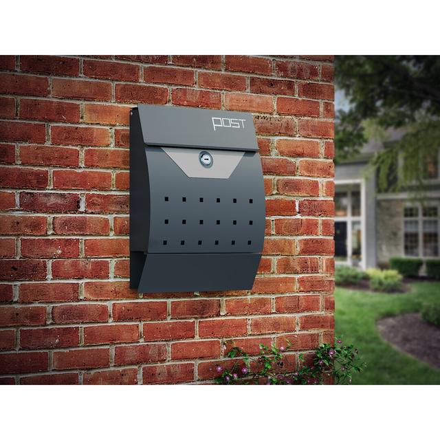 Sembrini Locking Wall Mounted Letter Box Dakota Fields on Productcaster.