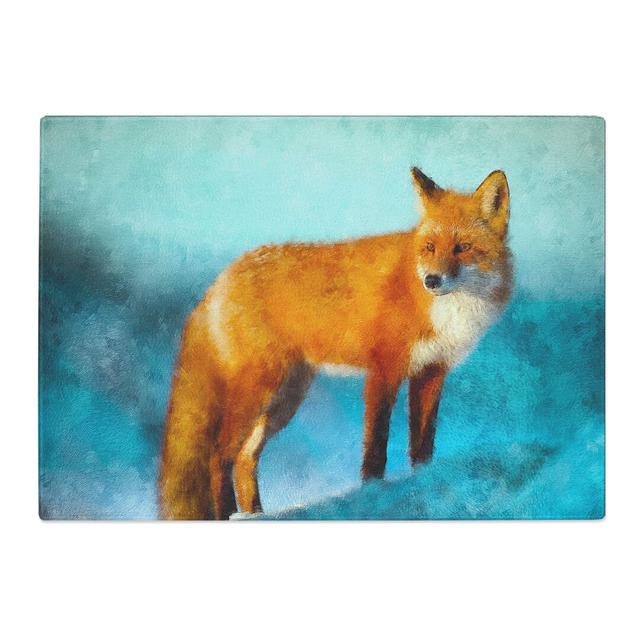 Red Fox Vol.3 Painting Chopping Board East Urban Home Size: 0.4cm H x 20cm W x 28.5cm L on Productcaster.