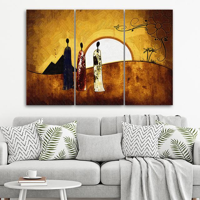 Canvas Print Africa - Women - Landscape Latitude Vive Size: 80cm H x 120cm W x 2cm D on Productcaster.