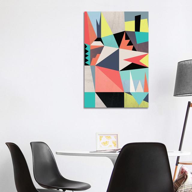 Graphic III by Susana Paz - Wrapped Canvas Print Metro Lane Size: 101.6cm H x 66.04cm W x 3.81cm D on Productcaster.