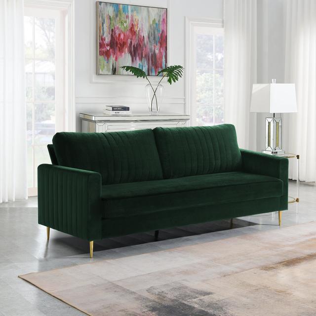 Malverne Sofa Fairmont Park Upholstery Colour: Green on Productcaster.