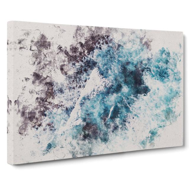 Ocean Waves in Wollongong Australia - Wrapped Canvas Graphic Art East Urban Home Size: 50cm H x 76cm W x 3cm D on Productcaster.