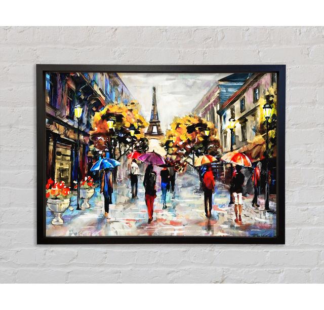 Paris In The Morning Framed Print Rosalind Wheeler Size: 84.1cm H x 118.9cm W x 3.3cm D on Productcaster.