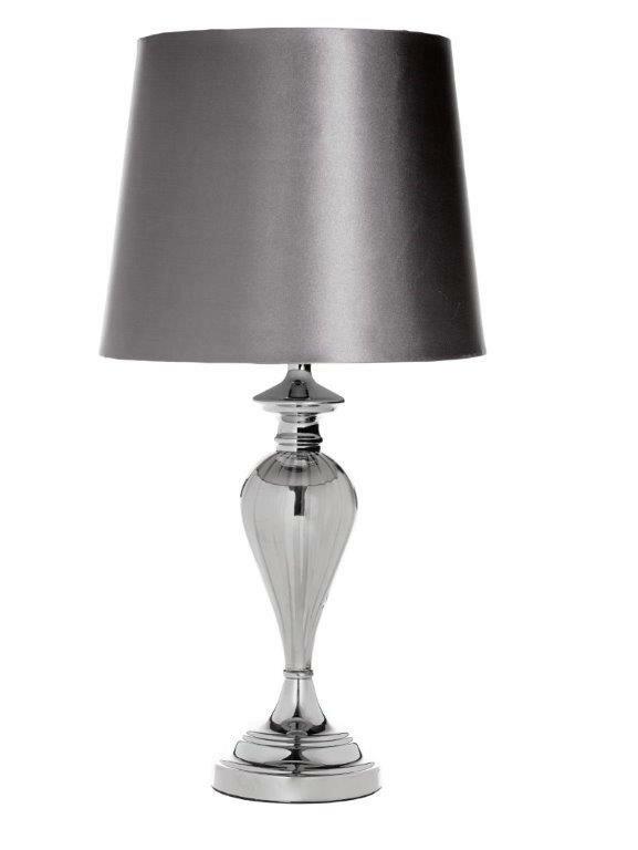 Sorinne 47cm Table Lamp Fairmont Park Colour: Smokey Base/Grey Shade on Productcaster.