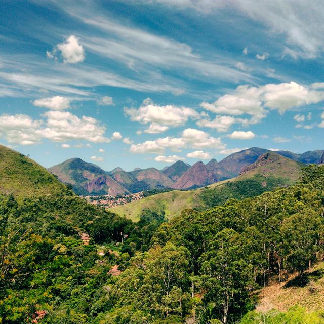 Petropolis Hills by Leoaraujo7 - Wrapped Canvas Print Alpen Home Size: 91cm H x 91cm W on Productcaster.