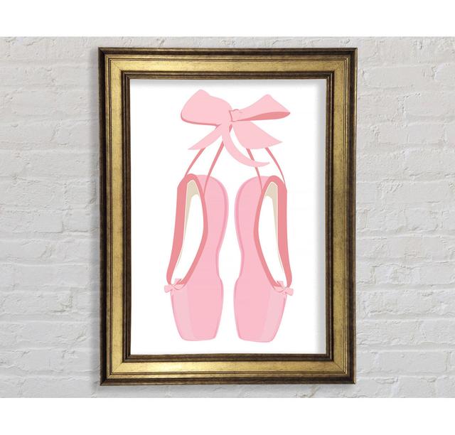 Ballerina Shoes 5 - Picture Frame Art Prints Bright Star Size: 100cm H x 141.4cm W x 8cm D on Productcaster.