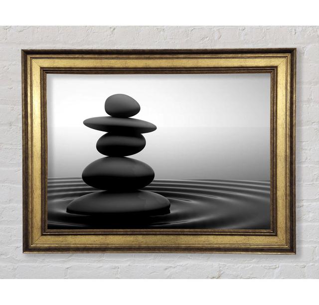 Zen Stones - Single Picture Frame Art Prints Bright Star Size: 42cm H x 59.7cm W x 8cm D on Productcaster.