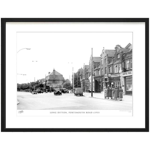 Long Ditton, Portsmouth Road C1955 by Francis Frith - Single Picture Frame Print The Francis Frith Collection Size: 28cm H x 36cm W x 2.3cm D on Productcaster.