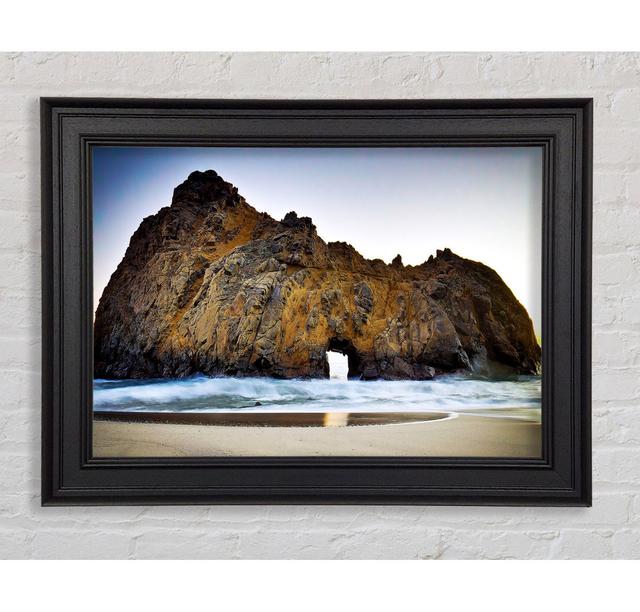 Pfeiffer Beach Framed Print Highland Dunes Size: 59.7cm H x 84.1cm W on Productcaster.