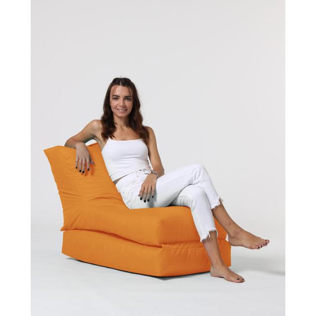 Bean Bag Chair & Lounger Hanah Home Upholstery Colour: Orange on Productcaster.