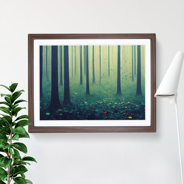 Fairy Forest Vol.1 - Single Picture Frame Print Alpen Home Frame Colour: Walnut Framed, Size: 25cm H x 34cm W x 2cm D on Productcaster.