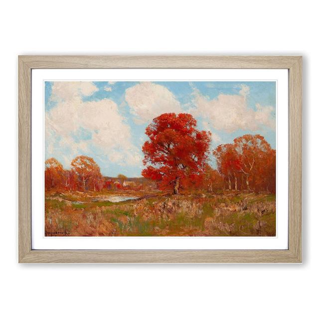 Fall Landscape by Julian Onderdonk - Picture Frame Painting East Urban Home Frame Option: Oak Framed, Size: 27cm H x 36cm W x 2cm D on Productcaster.