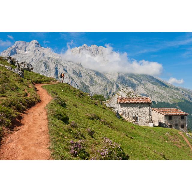 A Hiker Man by - Wrapped Canvas Photograph Alpen Home Size: 30cm H x 46cm W on Productcaster.