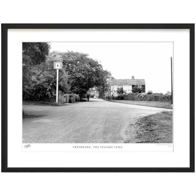 'Fryerning, the Village C1965' by Francis Frith - Picture Frame Photograph Print on Paper The Francis Frith Collection Size: 40cm H x 50cm W x 2.3cm D on Productcaster.