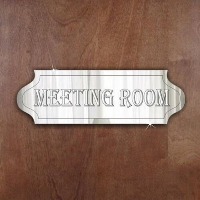 Meeting Room Decorative Sign Happy Larry on Productcaster.