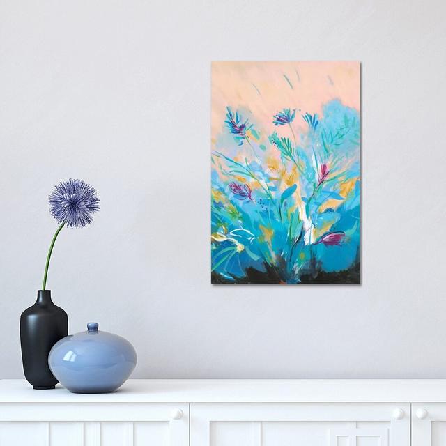 Mixed Floral I by Julie Joy - Wrapped Canvas Print ClassicLiving Size: 45.72cm H x 30.48cm W x 1.91cm D on Productcaster.