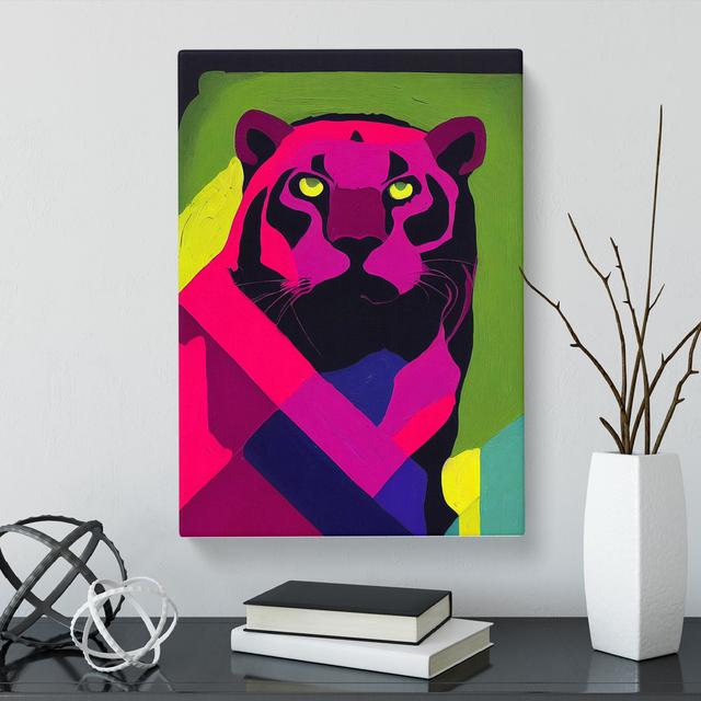 Panther Pop Vol.2 - Wrapped Canvas Graphic Art Latitude Vive Size: 76cm H x 50cm W x 3cm D on Productcaster.