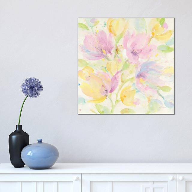 Its Spring by Albena Hristova - Wrapped Canvas Print Rosalind Wheeler Size: 45.72cm H x 45.72cm W x 1.91cm D on Productcaster.