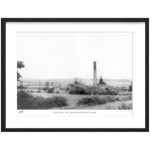 'Elsecar, the Main Colliery C1960' - Picture Frame Photograph Print on Paper The Francis Frith Collection Size: 60cm H x 80cm W x 2.3cm D on Productcaster.