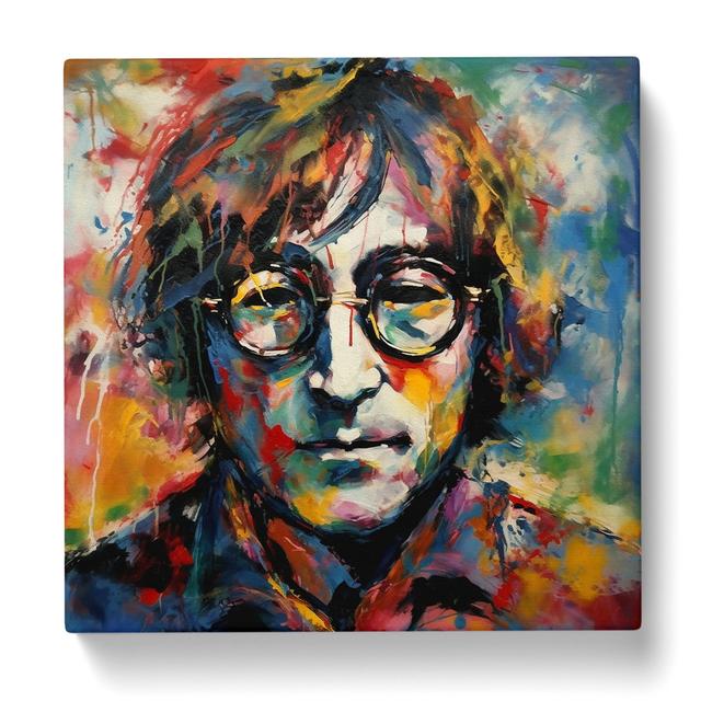 John Lennon Abstract Expressionism - No Frame Print Marlow Home Co. on Productcaster.