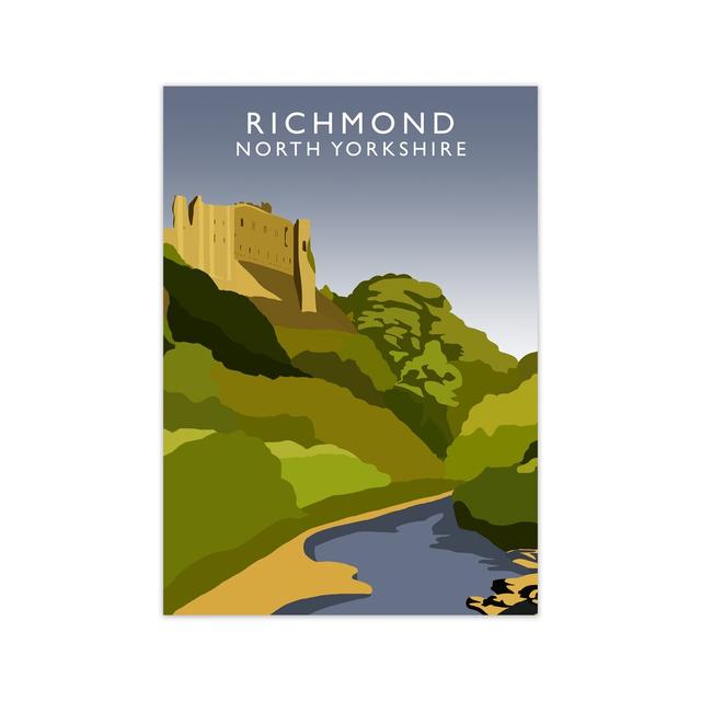 Richmond Castle North Yorkshire by Richard O'Neill - Unframed Graphic Art Print on Paper 17 Stories Size: 297 cm H x 21 cm W on Productcaster.