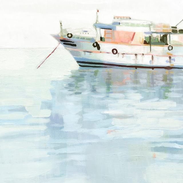 Harbor Impression II - Wrapped Canvas Art Print Longshore Tides Size: 122cm H x 122cm W on Productcaster.