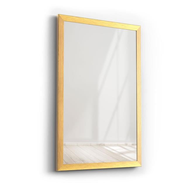 Rectangle Wall Mirror Brambly Cottage Size: 45cm H x 65cm W on Productcaster.