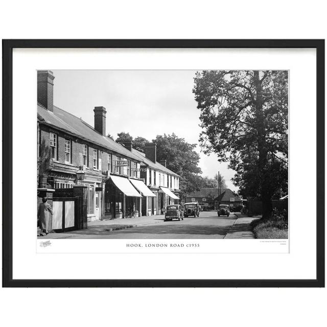 'Hook, London Road C1955' by Francis Frith - Picture Frame Photograph Print on Paper The Francis Frith Collection Size: 40cm H x 50cm W x 2.3cm D on Productcaster.