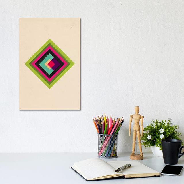 Diamond Color Composition (After Kandinsky) by 5by5collective - Wrapped Canvas Print George Oliver Size: 30.48cm H x 20.32cm W x 1.905cm D on Productcaster.