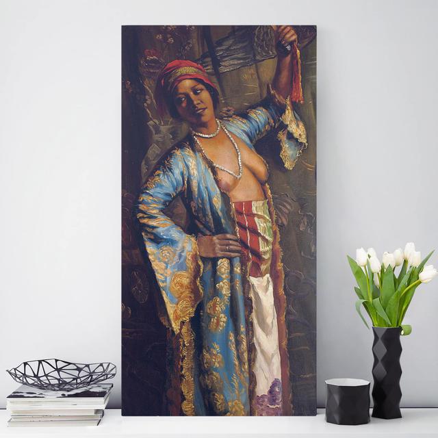 Emile Bernard - An Exotic Dancer Wall Art on Canvas Rosalind Wheeler Size: 100cm H x 50cm W, Format: Canvas 260g/m² on Productcaster.