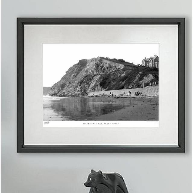 'Watergate Bay, Beach C1955' by Francis Frith - Picture Frame Photograph Print on Paper The Francis Frith Collection Size: 45cm H x 60cm W x 2.3cm D on Productcaster.