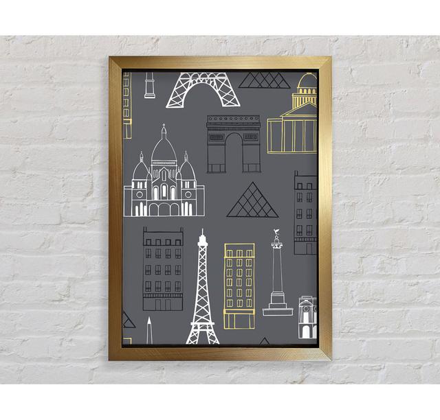 Eiffel Tower France 16 - Print Bright Star Size: 84.1cm H x 59.7cm W x 3.4cm D on Productcaster.